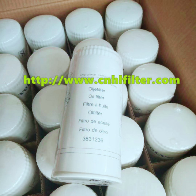 Excavating machine auto oil filter 3831236