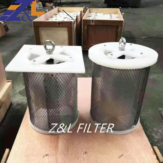 Customized stainless steel basket filter 304 flange tube filter element Magnet filter element for steel factory ,lubration oil station