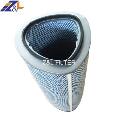 Flame Retardant triagonal cartridge air filter