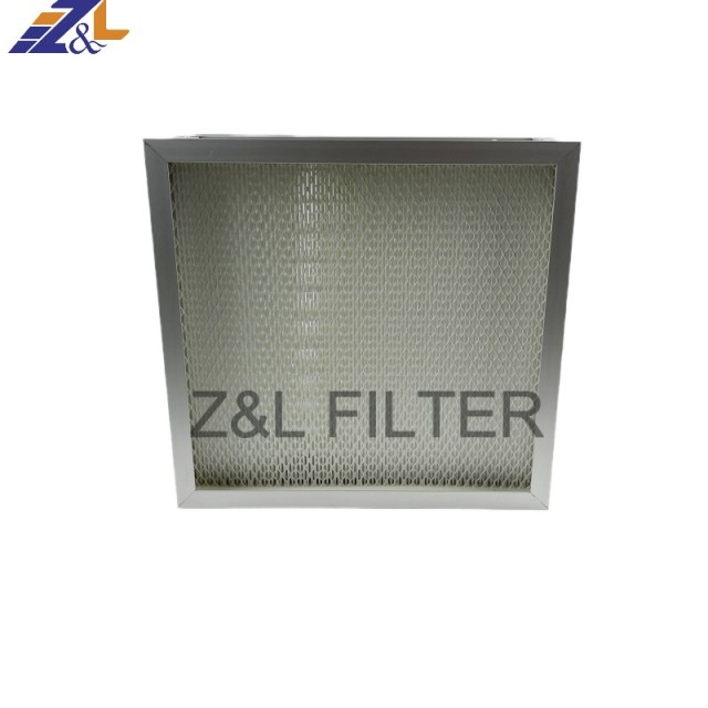 Z&l filter factory direct supply high efficiency precision filter ,frame air filter ,H13,H14,stainless steel frame metal filter ,Aluminum Frame Air Filter ,Industry HEPA Filter