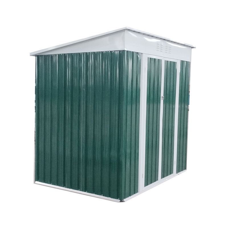 6x4  Feet Pent Steel Garden Shed