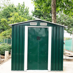 6x4  Feet Apex Steel Garden Shed