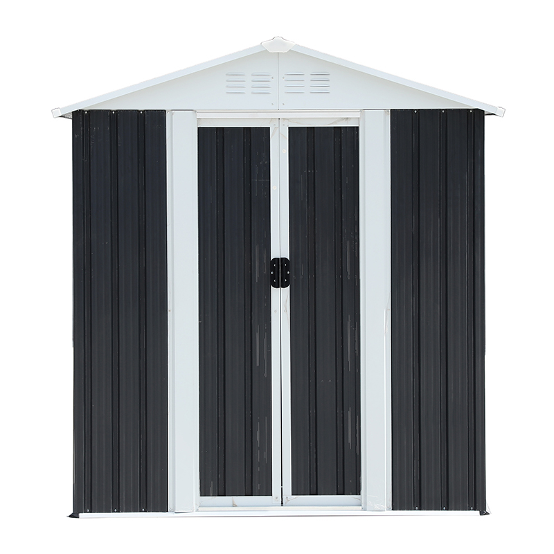 5X3 Feet Grey Apex Garden Shed Outdoor