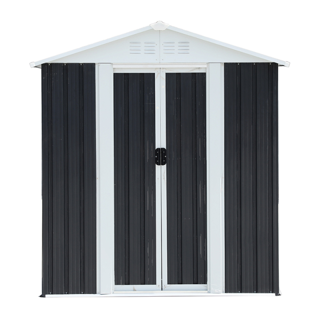 5X3 Feet Grey Apex Garden Shed Outdoor