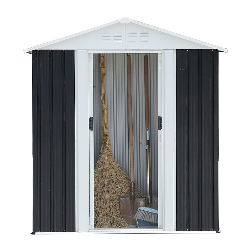 5X3 Feet Grey Apex Garden Shed Outdoor