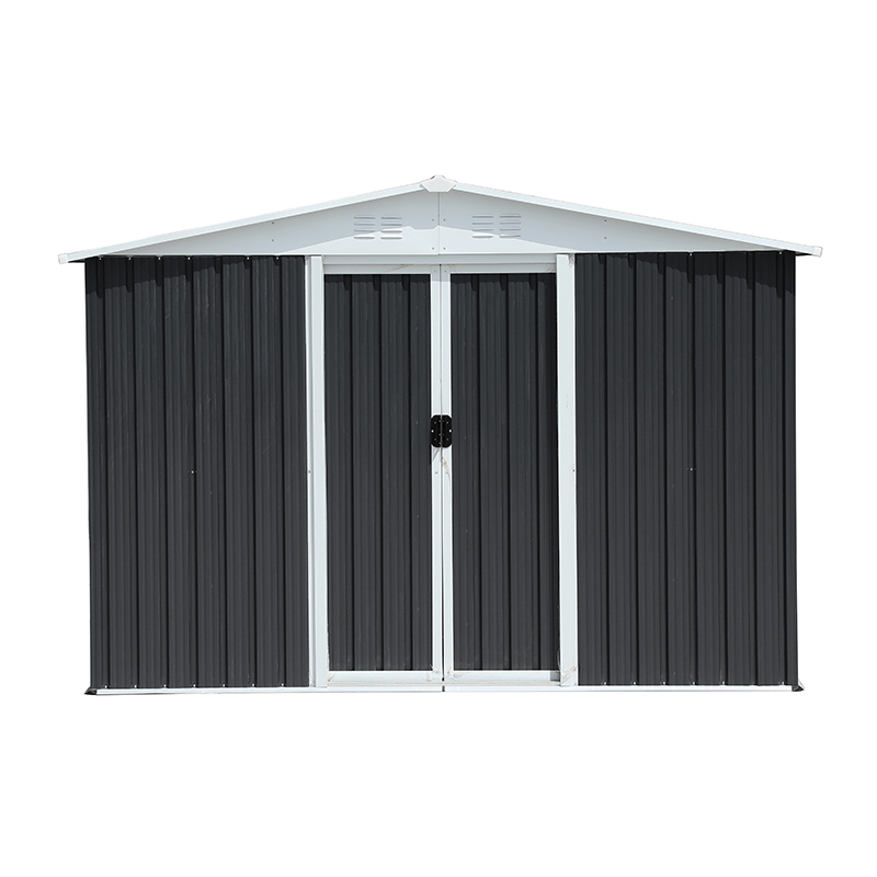8X6 Feet Grey Apex Garden Shed