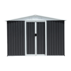 8X6 Feet Grey Apex Garden Shed