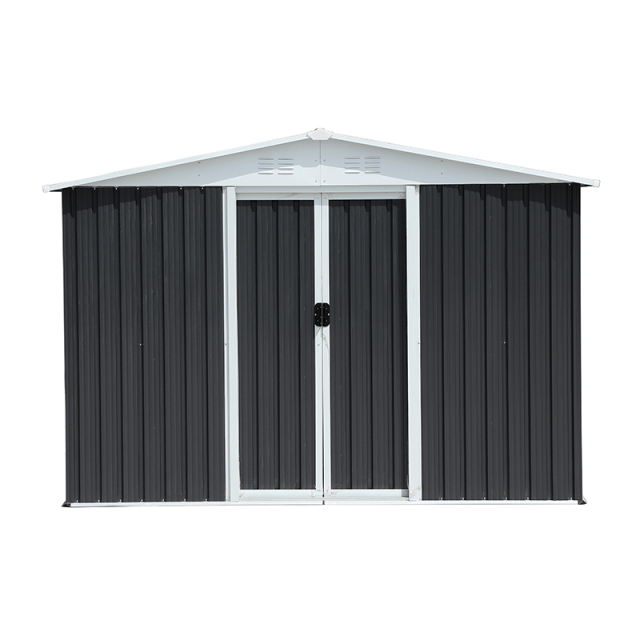 8X6 Feet Grey Apex Garden Shed