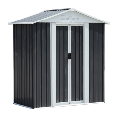 5X3 Feet Grey Apex Garden Shed Outdoor