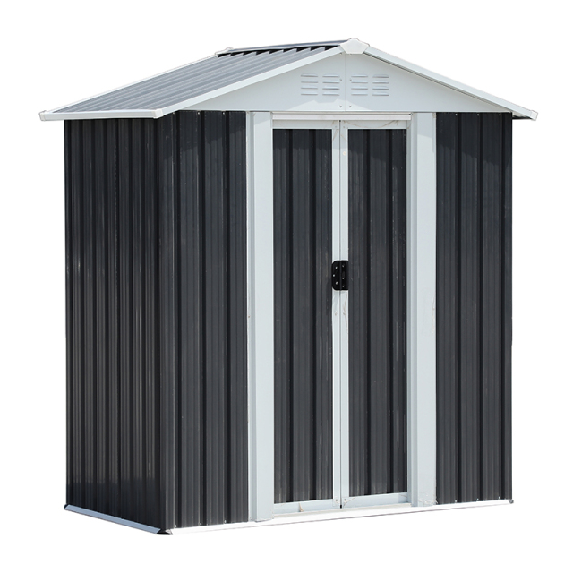5X3 Feet Grey Apex Garden Shed Outdoor