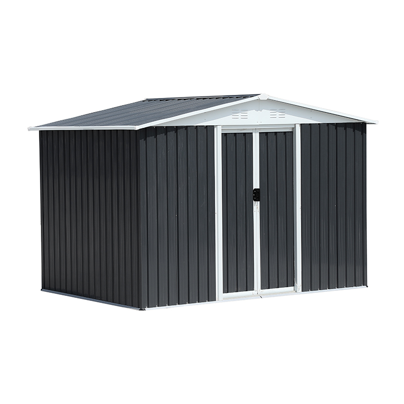 8X6 Feet Grey Apex Garden Shed