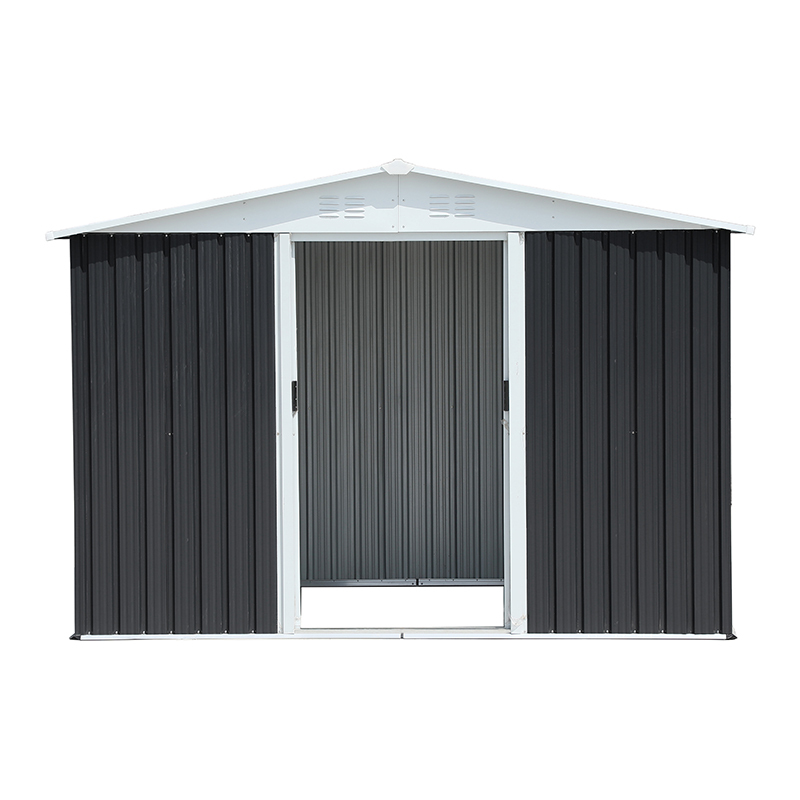 8X6 Feet Grey Apex Garden Shed