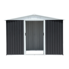 8X6 Feet Grey Apex Garden Shed