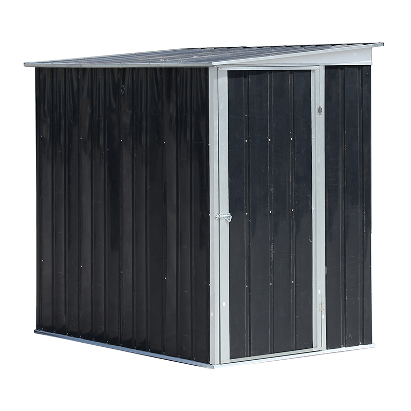 4X6 Pent Garden Metal Shed