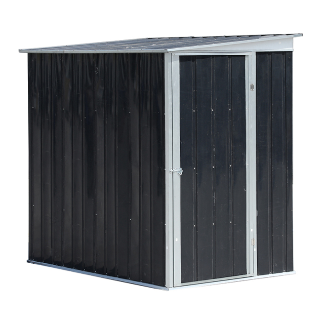 4X6 Pent Garden Metal Shed