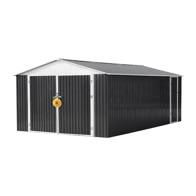 12x19 Feet Metal Garage Shed