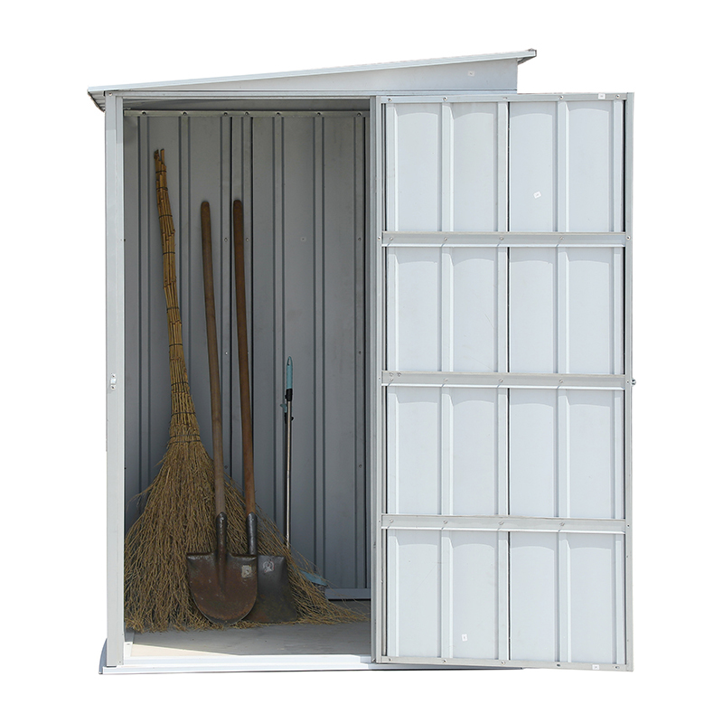 4X6 Pent Garden Metal Shed