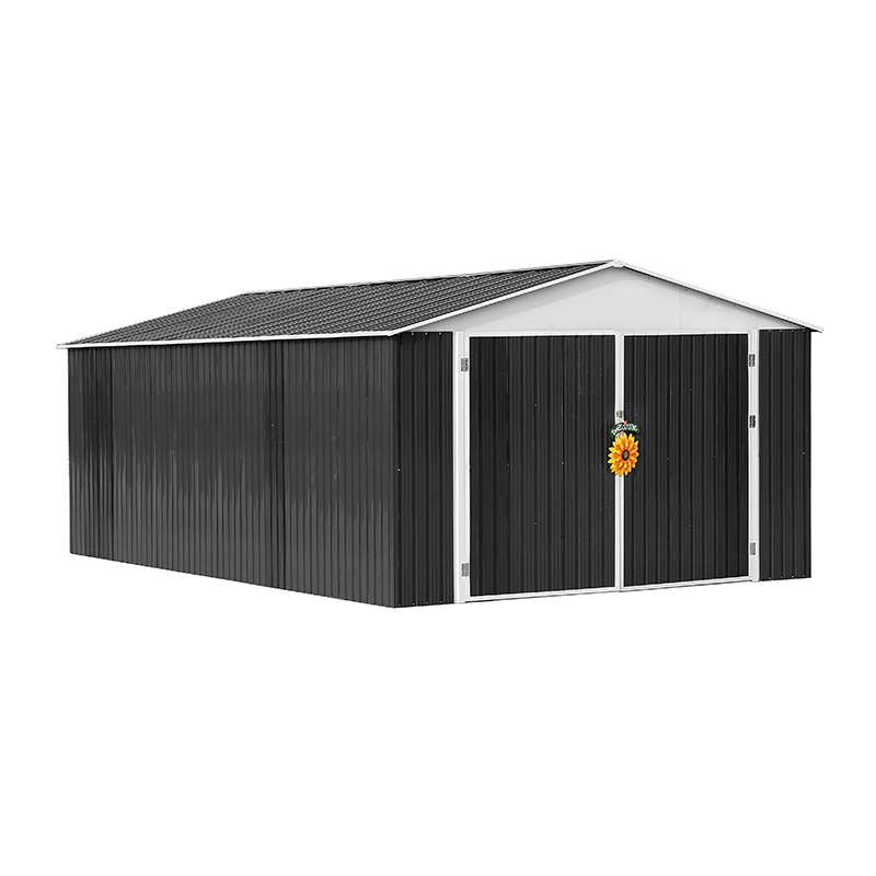 12x19 Feet Metal Garage Shed