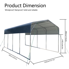 Durable Metal Steel Carport
