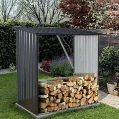 Open Firewood Storage Shed