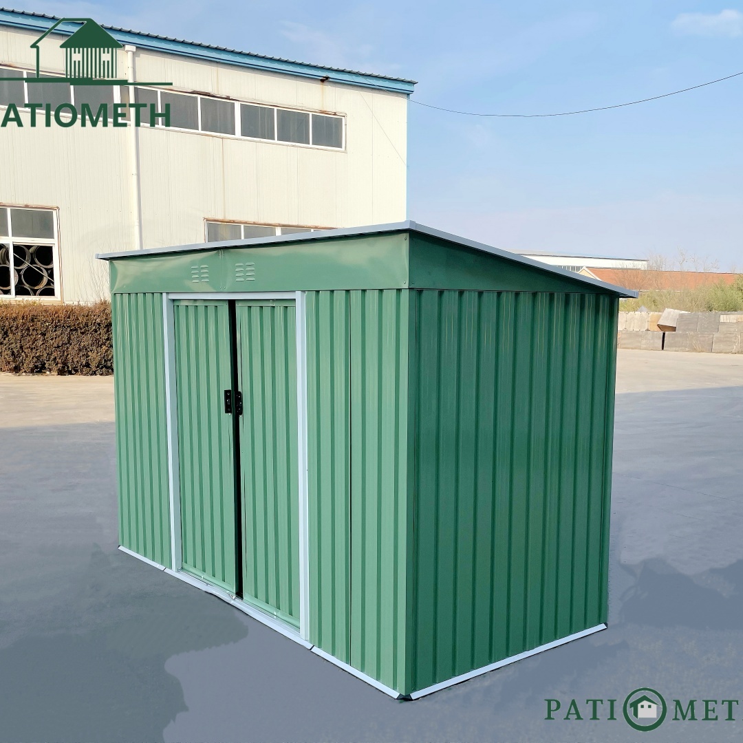 metal garden tool shed