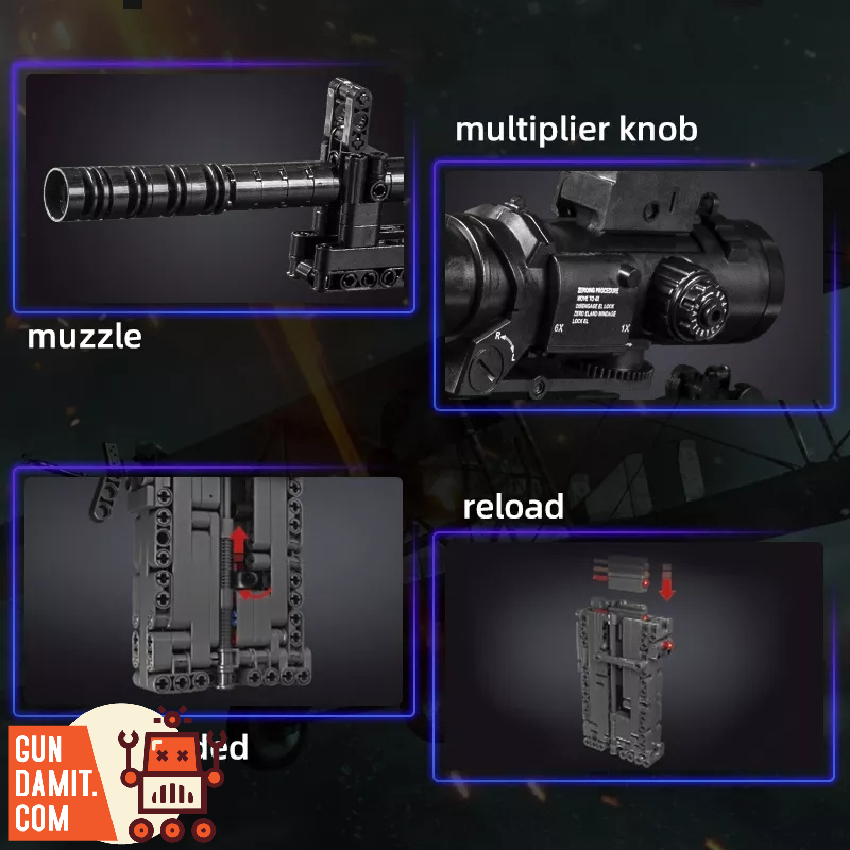 Mould King 14026 Technical Mk14 Enhanced Battle Rifle