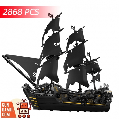 Mould King 13111 B.P. Black Pearl Pirates Ship - ChowBrick