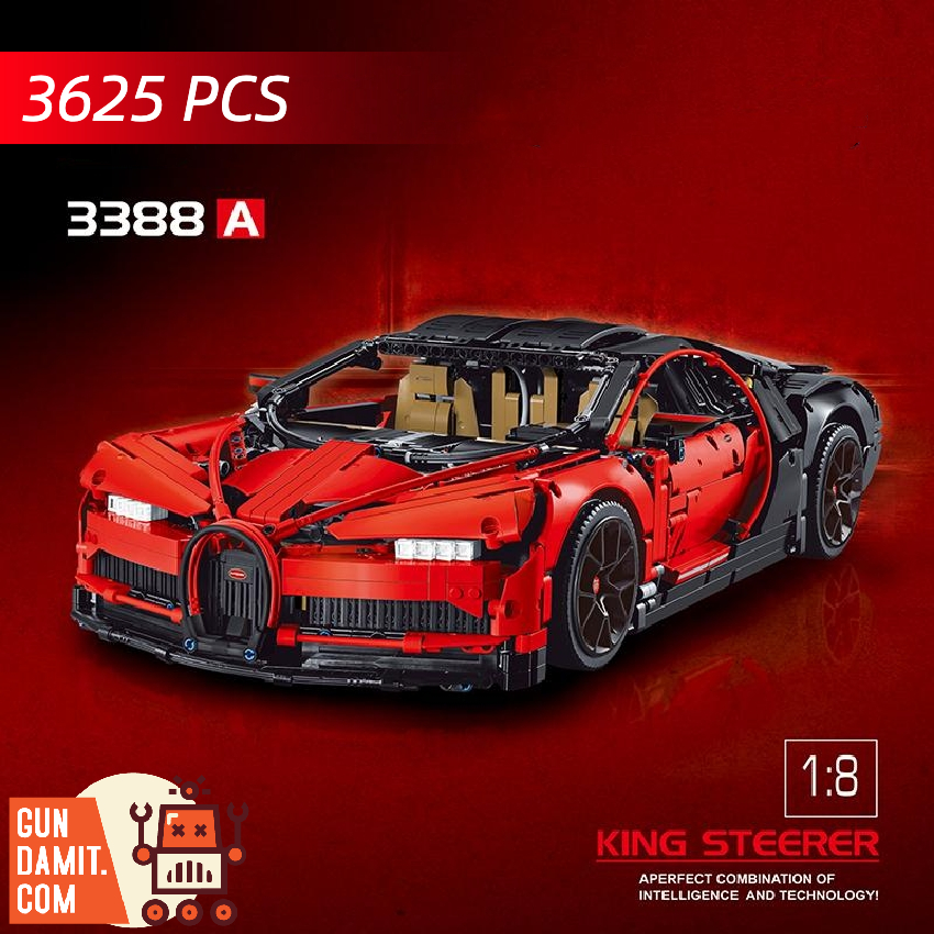Reviews of DECOOL 1/8 3388A The Bugatti Chiron Red Version