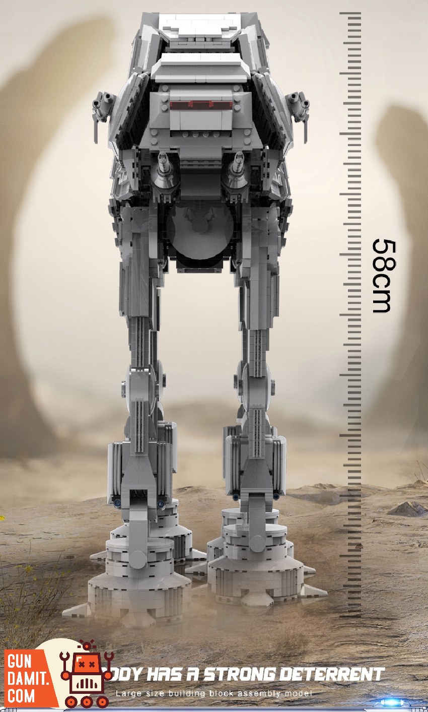 First Order Motorized At At Walker Lego Star Wars MOC Motorized AT