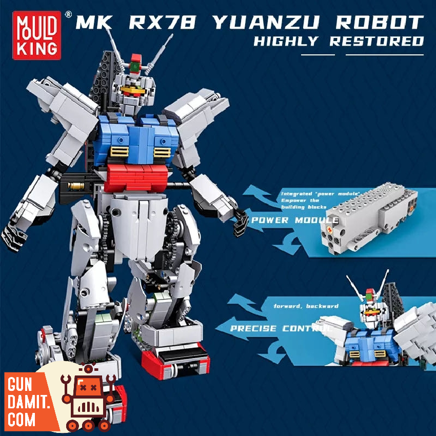 Mould King 15024 RX78 Gundam w/ PF Parts - ChowBrick Store