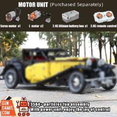 Mould King 13080D PF Package Compatible w/ Bugatti 50T