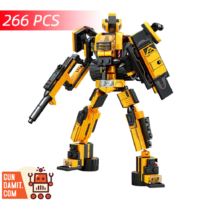 Sembo Block 712015 Sany Engineering Robot- ChowBrick Store