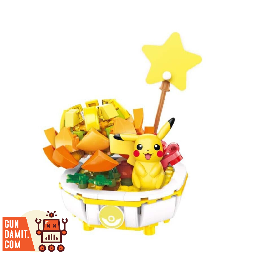 Keeppley K20217 Pokemon Pikachu Bonsai Jewel Flower - ChowBrick Store