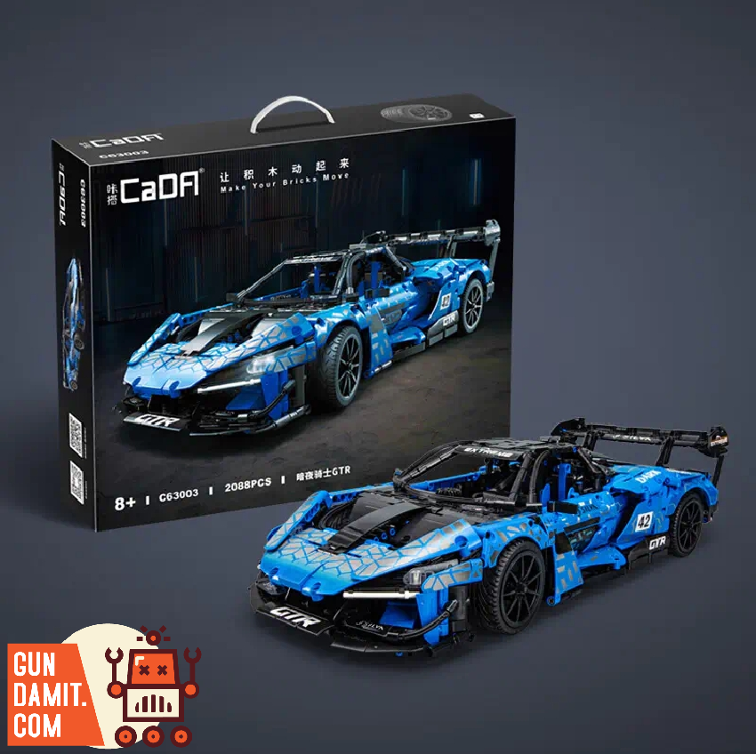 CaDA 1/10 C63003 Dark Knight McLaren Senna GTR Non-Motorized