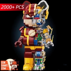 Wangao Block Model 188012 The Flash Mechanical Bear Half Clear