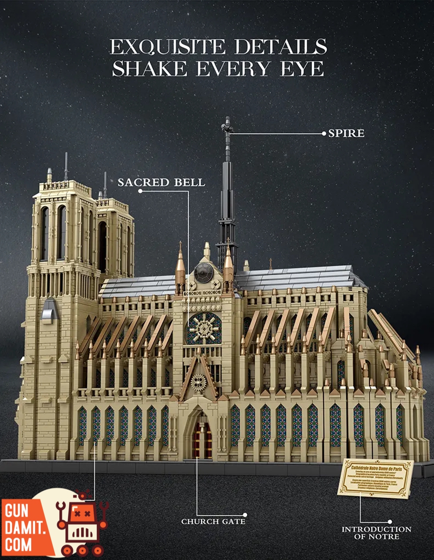 Reobrix 66016 Cathédrale Notre Dame de Paris - ChowBrick Store