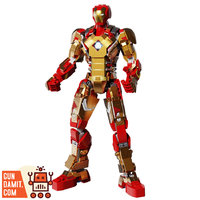 Lego iron man mk42 deals