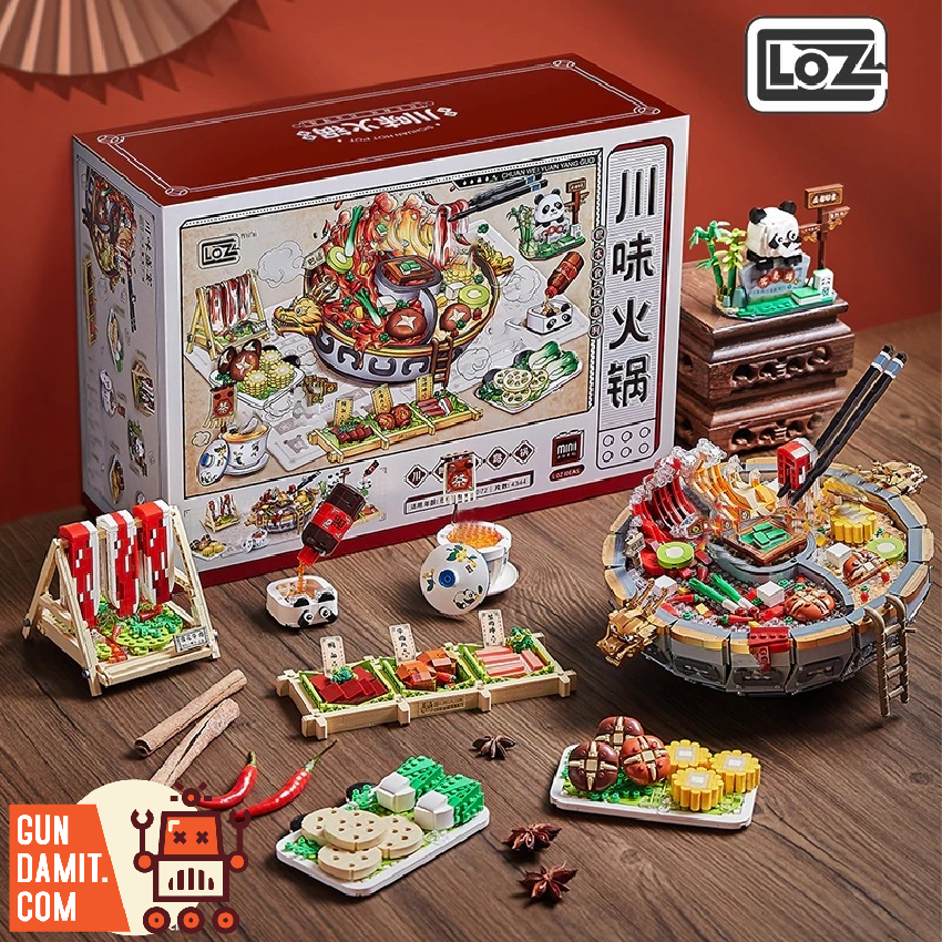LOZ 1072 Sichuan Style Hot Pot Building Block Toy- ChowBrick Store