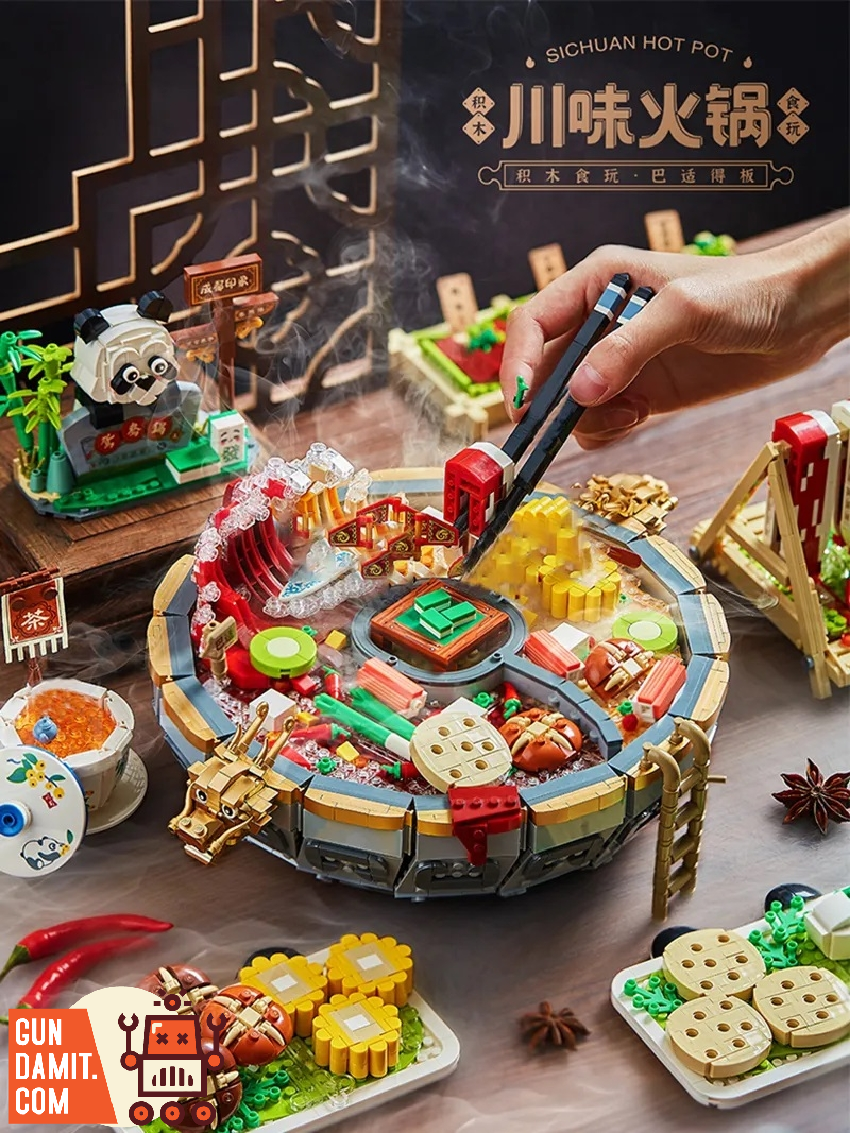 LOZ 1072 Sichuan Style Hot Pot Building Block Toy- ChowBrick Store