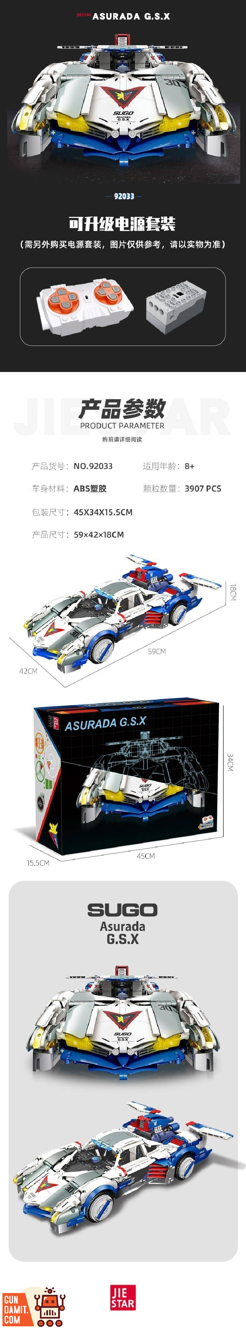 Jie Star 92033 SUGO Asurada G.S.X - ChowBrick Store