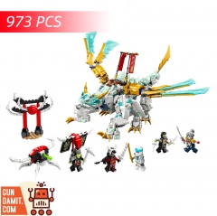 4th Party 7106 Zane's Ice Dragon Creature - ChowBrick Store