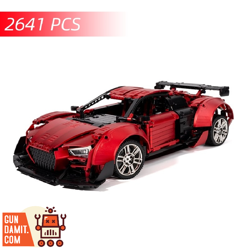 K Box 1/10 10516B Audi R8 Red Chrome Version w/ PF Parts