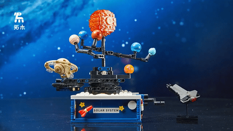 TuoMu T5002 Space Exploration Series Rotating Solar System w