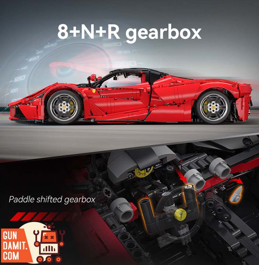 CaDA 1/8 C61505 Ferrari Laferrari Viva Hypercar Static Version