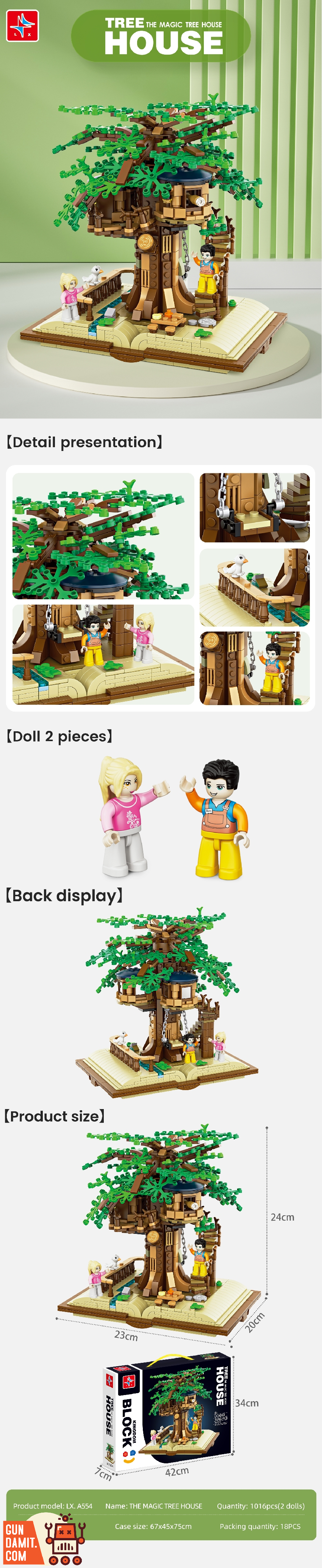 PX 544 The Magic Tree House - ChowBrick Store