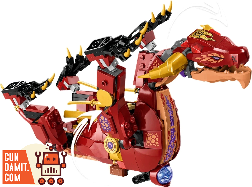 4th Party 80083 Heatwave Transforming Lava Dragon - ChowBrick Store