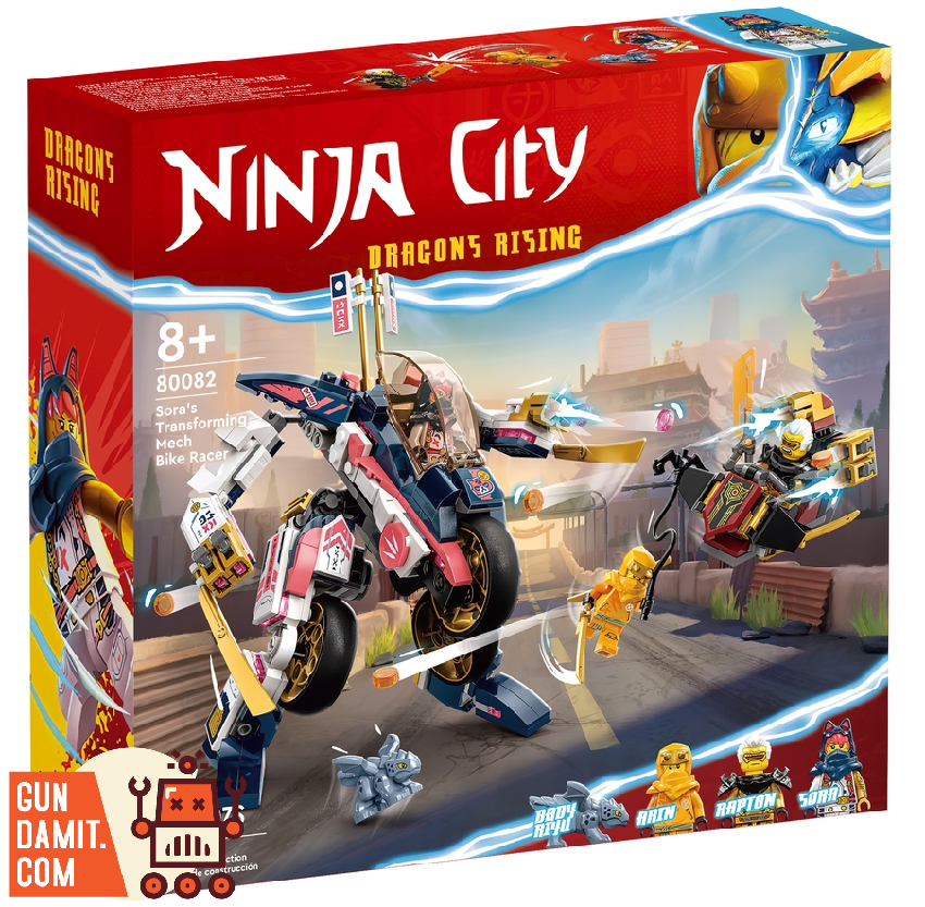 Sora  4TH 80082 Sora's Transforming Mech Bike Racer - ChowBrick Store