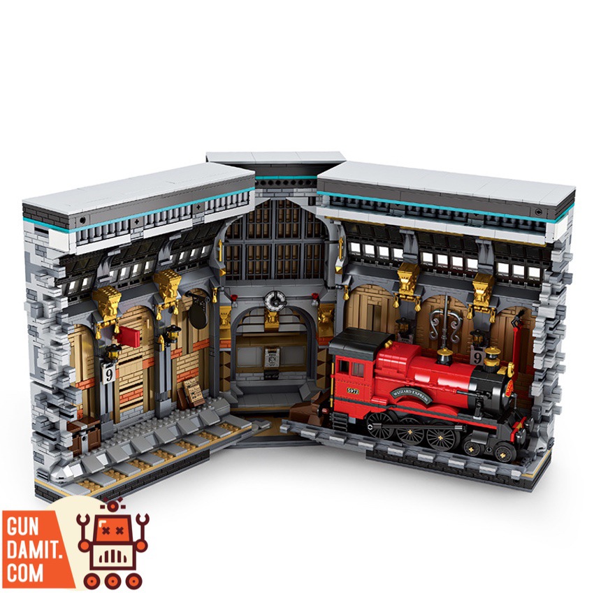 Reobrix 66031 Harry Potter Magic Station Bookends w/ Lights