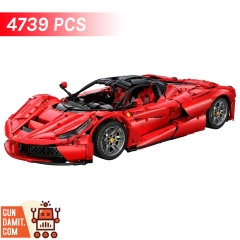 CaDA 1/8 C61505 Ferrari Laferrari Viva Hypercar Static Version