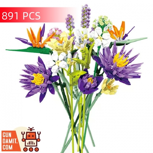 Jie Star JJ9046 Tropical Flower Bouquet - ChowBrick Store